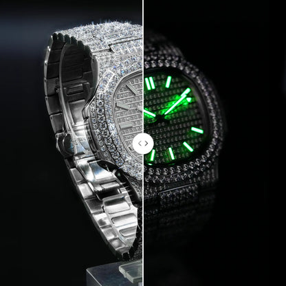 Modell "P" | Uhr Iced-Out | 38mm