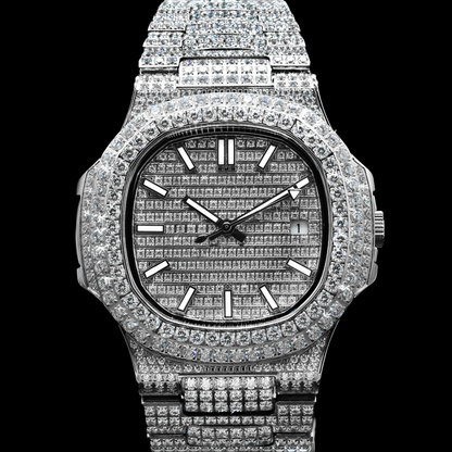 Modell "P" | Uhr Iced-Out | 38mm